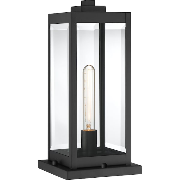 Quoizel Westover 1-Light Earth Black Outdoor Post Lantern WVR9106EK - main